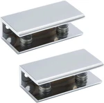 Alise S/2P Fit 10-12MM Thick Glass, Polished Chrome. Fixed Price $14.76.