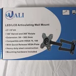 Wali 1330LMN Full Motion Tv Monitor Wall Mount 13-30" Vesa. Fixed Price $24.99.