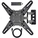 Tv Wall Mount Kit With Free Magnetic Stud Finder Hdmi Cable For Most 26-55. Fixed Price $27.43.