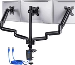 Ergear Triple Monitor Mount For 13-27 Inch Screens, Arms With .... Fixed Price $125.43.