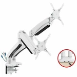 Siig Dual Monitor Aluminum Heavy Duty Desk Mount With Usb And Audio Ports. Fixed Price $216.49.