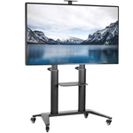 Vivo Aluminum Ultra Heavy Duty 32" To 120" Tv Cart, Mobile Large Screen Stand. Fixed Price $499.99.