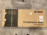 Fitueyes Iron Base Tv Stand Black With Swivel Mount TT1306501 Gb. Fixed Price $54.99.