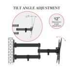 Leadzm 26-50" Adjustable Wall Mount Bracket Rotatable Tv Stand TMX200 With Spiri. Fixed Price $77.38.