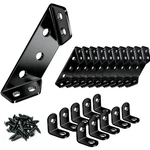 20 Pack Universal Stainless Furniture Corner Connector, Steel.... Fixed Price $17.16.
