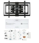Onn Ultra-slim Full Motion Wall Mount Black For 50-86 " Tvs. Fixed Price $125.00.