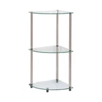 Convenience Concepts DESIGNS2GO Classic Glass 3-TIER Corner Shelf 13.75" Mo.... Fixed Price $79.11.