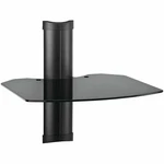 Omnimount Tria 1B - Shelf Wall System Bracket Furniture Dark Glass New. Fixed Price $41.40.