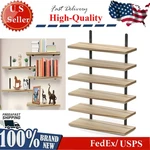 6PCS Floating Shelves Display Wall Mount Storage Shelf For Bathroom Living. Fixed Price $28.47.