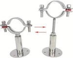 Qwork 2" Wall Mount Ceiling Pipe Support, Pack 51MM,. Fixed Price $14.62.