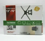 Barkan 13-70 Inch Full Motion Tv Wall Mount, Holds 80LBS Black. Fixed Price $59.99.