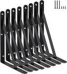 Pack L8 6" Black Heavy Duty Shelf 8&APOS;&APOS;X6&APOS;&APOS;,. Fixed Price $40.89.