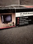 Peerless Crt Tv Wall Mount 27" 125LBS White - Big Space Saver. Fixed Price $199.99.