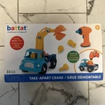 Battat Take-apart Crane Toy Truck With Drill New. Fixed Price $19.00.