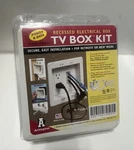 Arlington TVBU505K 2-GANG Recessed Outlet Power And Low Voltage Box Kit. Fixed Price $39.99.