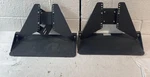 Chief FSB018BLK Adjustable Av Monitor Shelf Mount Brackets Lot Of 2. Fixed Price $46.74.