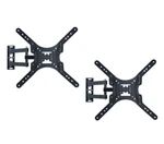 2-PACK Tv Wall Brackets Full Motion 23-55IN W/vesa Mount For Gaming/home Theater. Fixed Price $30.69.
