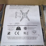 (1) Full Motion Wall Mount For 26"-55" Tvs MD2413-MX. Nos/nib. A2. Fixed Price $21.25.