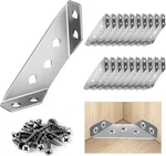 20PCS Universal Stainless Steel Furniture Corner Connector, Angle Bracket. Fixed Price $13.87.