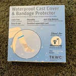 Waterproof Cast Cover & Bandage Protector Tkwc Inc. Adult Short Leg Showering. Fixed Price $20.00.