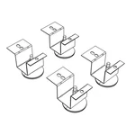 Hon Brigade Pedestal Adjustable Glides Rigid Mount Plate 2X2 Black 4CT H20040AG. Fixed Price $54.59.