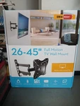 New In Box Omnimount 26-45" Full Motion Wall Mount. Works With Curved Tv's. Fixed Price $49.95.