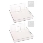 2PACK Wall Mount Bracket Storage Tv Box Router Shelf Set-top Single-layer. Fixed Price $6.36.