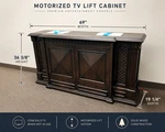 Tv Lift System Motorized With Cabinet. Fixed Price $3300.00.
