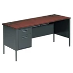 The Hon P3266LNS Metro Classic Steel Left Pedestal Desk 66". Fixed Price $1380.66.