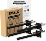 Evald Hidden Floating Shelf Bracket 8-INCH Heavy Duty Blind Inch, Black. Fixed Price $58.15.
