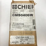 Chief 4-6' Adjustable Extension Column White CMS0406W New Open Box. Fixed Price $103.49.