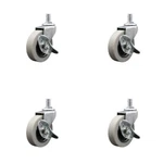 Rubbermaid Audio Visual Cart Replacement Locking Caster Kit Service. Fixed Price $42.87.
