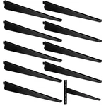 Yalikop 10 Pack Adjustable Shelf Brackets For Double Track System Closet Orga.... Fixed Price $43.15.