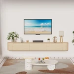 Floating Tv Stand Wall Mounted Entertainment Center With Storage Media Console. Fixed Price $111.99.