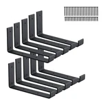 10 Pack Heavy Duty J Shelf Brackets With Lip 9IN Wall Mounted Floating. Fixed Price $42.16.