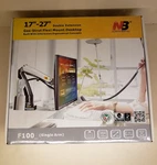 North Bayou F100 Desk Mount Full Motion Swivel Monitor Stand Arm For 17''-27'. Fixed Price $20.00.
