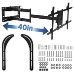 Mount-it! Long Arm Tv Mount, Soundbar And Mounting Hardware Kit Bundle. Fixed Price $169.99.