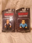 Micro Brawler Lot, Don West, Josh Mathews, New Box, Wrestling Figure. Fixed Price $34.99.