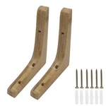 Joyangy 2PCS 4.9" Wooden Triangle Shelf Brackets, 4.9*5.7",. Fixed Price $16.99.