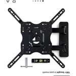 Amazonbasics Full Motion Wall Mount Swivel Tilt Vesa 26-55" Black. Fixed Price $12.00.