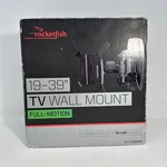 Rocketfish Full-motion Wall Mount For 19" 39" Screens Black (rf-htvmmab). Fixed Price $10.95.