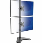 Vivo Dual Lcd Monitor Vertical Stand Mount, Fits 2 Ultrawide Screens Up 34". Fixed Price $39.99.