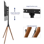 Vivo Artistic Easel 45" To 65" Screen Studio Tv Tripod Adjustable Floor Stand. Fixed Price $89.99.