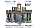 4' Premier Medal Hanger Display Rack, Trophy Shelf And Holder. Fixed Price $94.99.