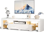Led Tv Stand, 63'' High Glossy Modern Entertainment Center With Remote Control 2. Fixed Price $198.99.