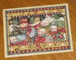 Susan Winget Art - Remember Your Hat Snowman 2001 Lang Christmas Cards 4CT. Fixed Price $10.00.