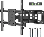 Bontec Full Motion Wall Mount For 37-85 Tvs, Hold Inch, Black. Fixed Price $57.10.