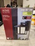 Home Decorators Collection Black Outdoor Seeded Glass Dusk Dawn Wall Lantern. Fixed Price $55.00.