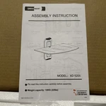 Omni Mount Television Wall Heavy Duty 22 Lbs Xd 5205 Black. Fixed Price $9.99.