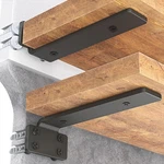 Goovilla Shelf Bracket, Heavy Duty Floating Brackets 6 Inch, Black. Fixed Price $28.86.